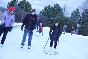 WINTER WONDERLAND ICE RINK weather permitting