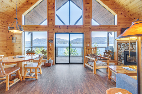Browns Bay cabin interior