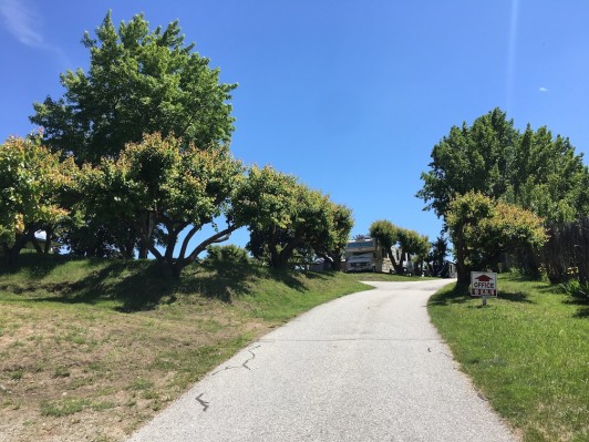 Camp-along-tent-trailer-driveway