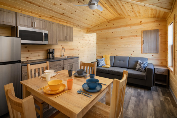 Cranbrook KOA Inside Cabin