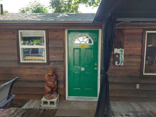Blue Mountain Lodge Cabin patio