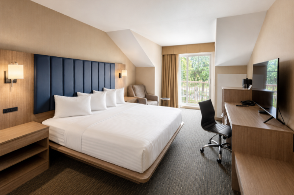 St Eugene Resort Room Beds