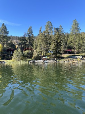 White Moose Resort from the water