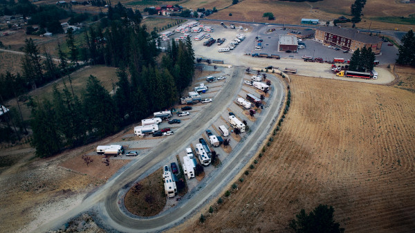 Arrow Mountain RV Park Aerial View Header