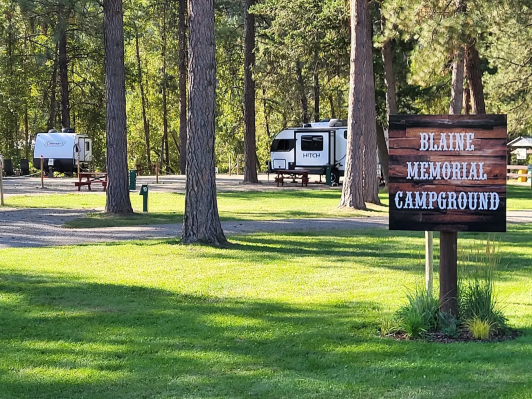 blaine-memorial-campground-sign