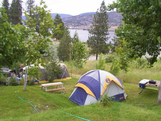 Camp Along tenting sitee