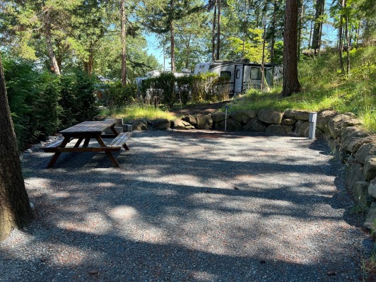 Cape Lazo picnic table rigs