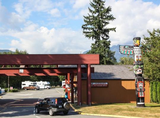 Capilano Rv Park Entrance