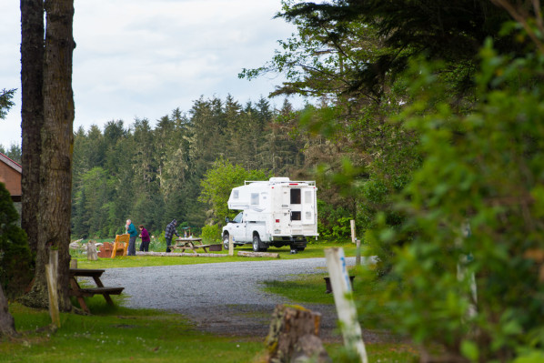 Cluxewe Resort truck camper people