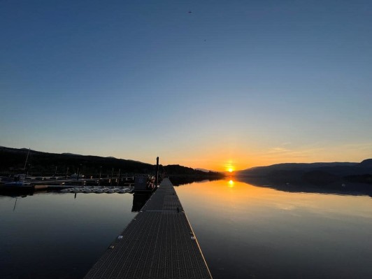Finz Resort sunset end