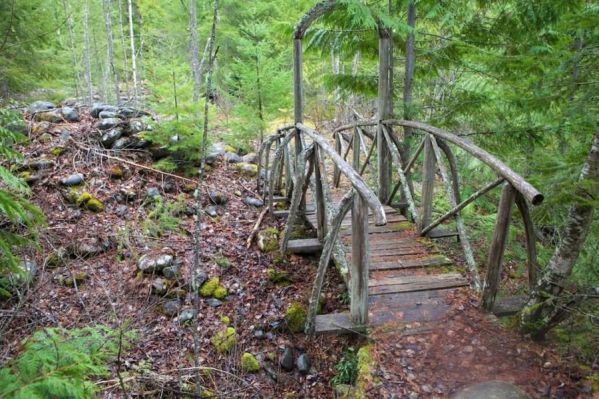 Gold Panner Campground hiking trail