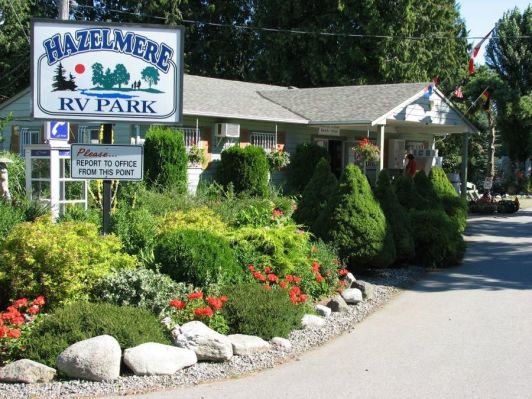 Hazelmere RV Park & Campground Entrance