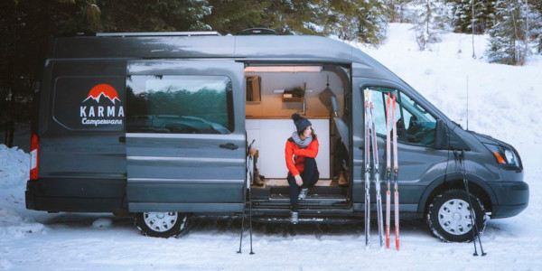 Karma Campervans Winter Ski