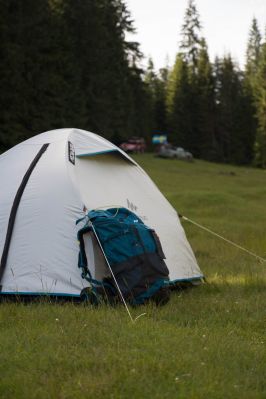 Laketown Ranch Campgrounds tents in field