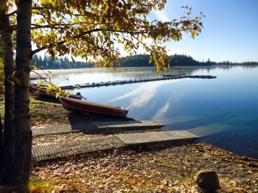 Loon Bay Resort on Sheridan Lake Boat Launch