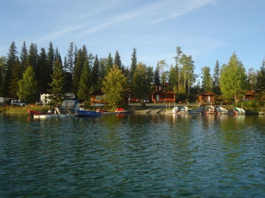 Loon Bay Resort on Sheridan Lake waters edge