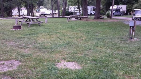 Malahat Mountain Meadows RV Resort grassy spot