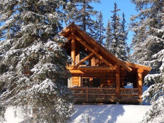 Mile High Resort snowy cabin