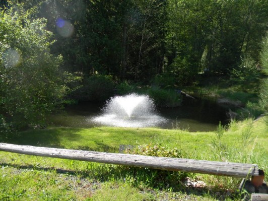 Nanoose Creek Campground pond
