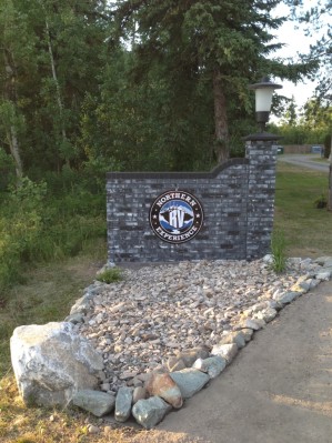 Northern Experience RV Park & Campground sign