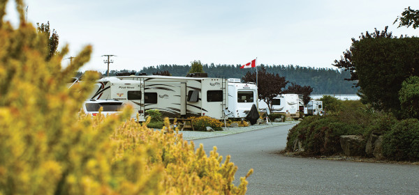 Oceanside Resort Row of trailers