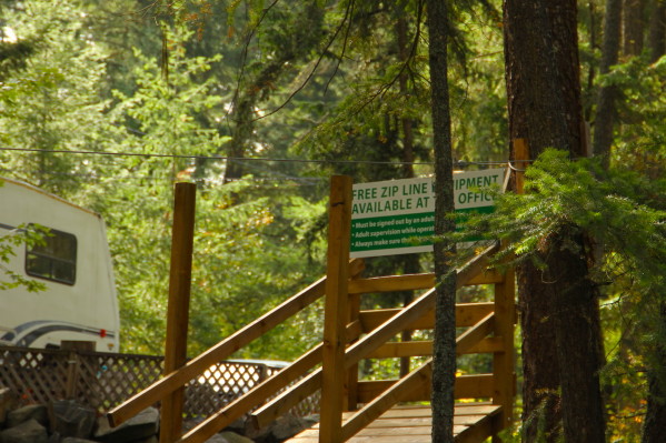 Pinegrove Campground Zip-Line