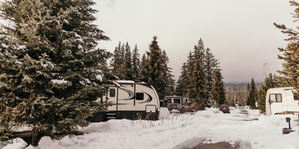 Riverside Whistler Cabins Winter
