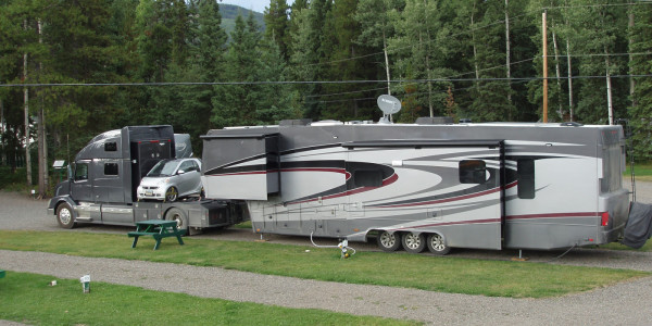 Shady Rest RV Park Truck Camper