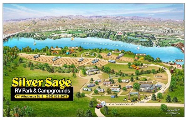Silver Sage Campground Map