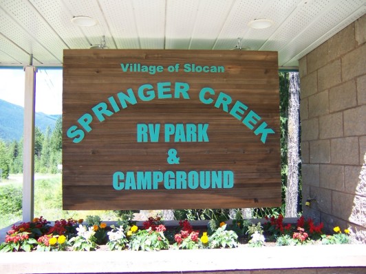 Springer Creek RV Park & Campground Sign