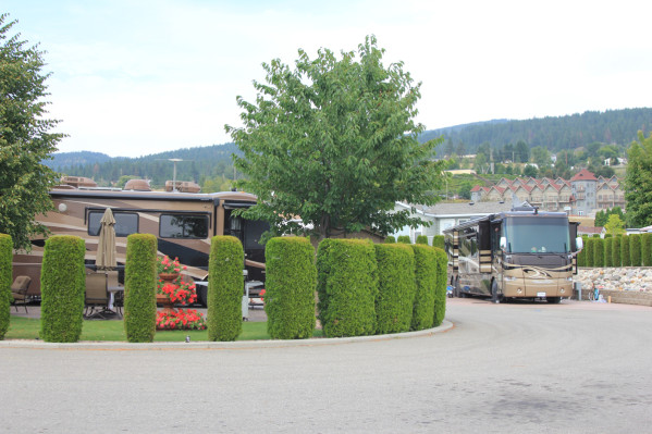 Swan Lake Two Motorhomes
