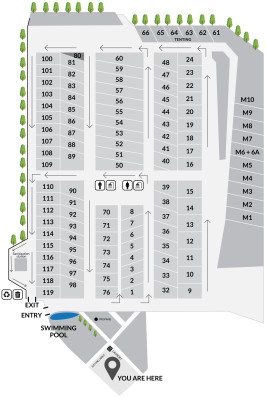 Tsawwassen RV Resort Map