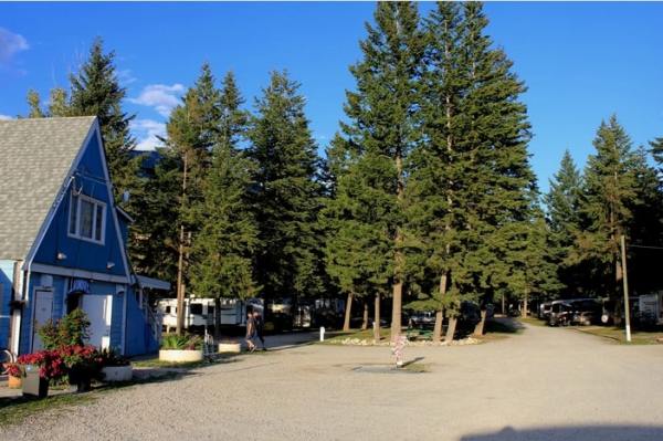 Whispering Spruce Campground & RV Park grounds