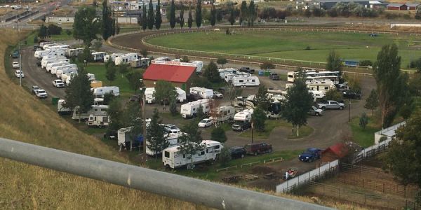 Williams Lake Stampede Campground overview