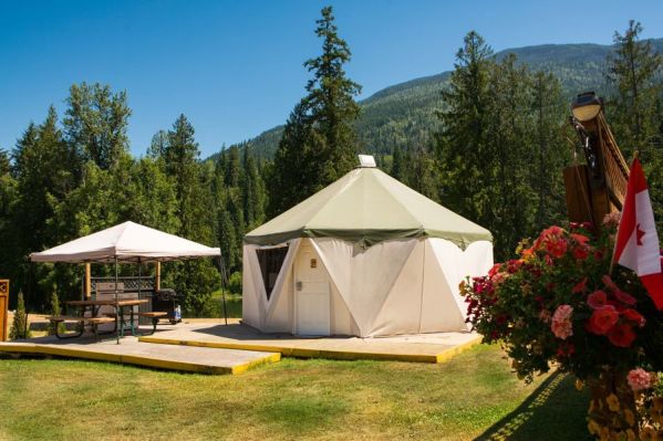 Williamson Lake Campground yurt