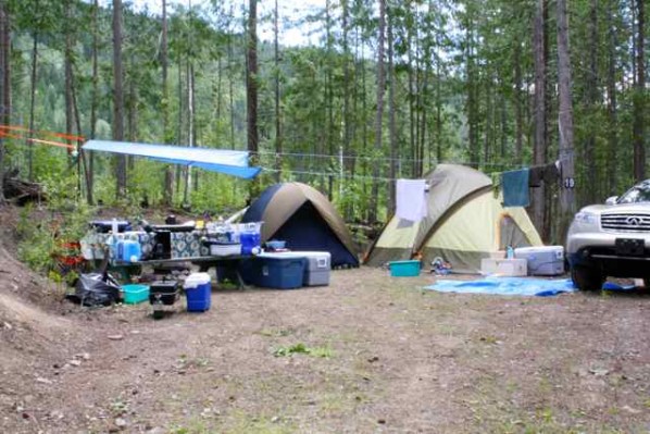 Woodhaven Campground tenting