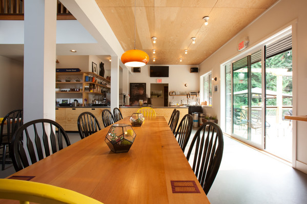 WOODS on Pender coffee kitchen