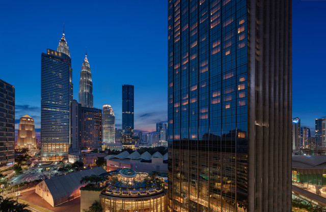 Exterior View. Hotel Facade, Grand Hyatt Kuala Lumpur
