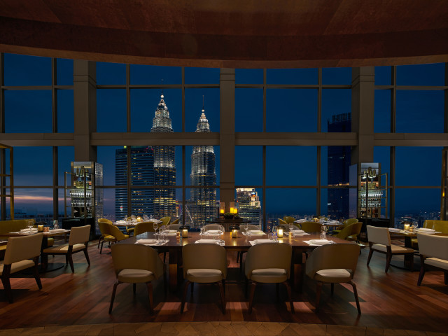 THIRTY8 Dining Area at Night