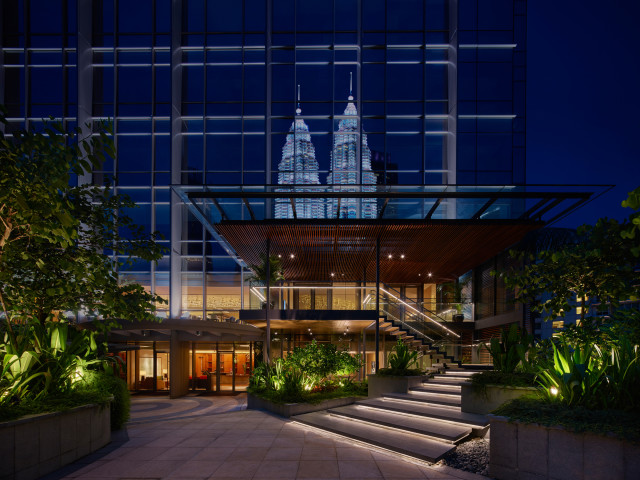 Poolside Residence Exterior View
