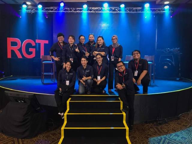 The Place Borneo team after completing the RGT Forum in Hilton, Kuching in 2017.