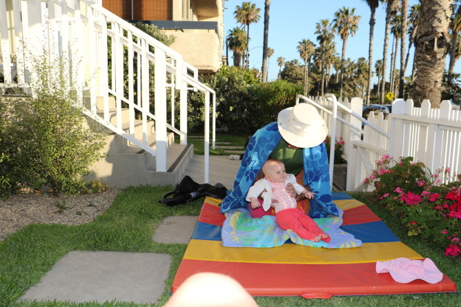 Babies love the beach house