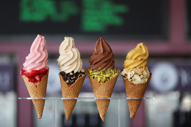 Yoga-urt Cones