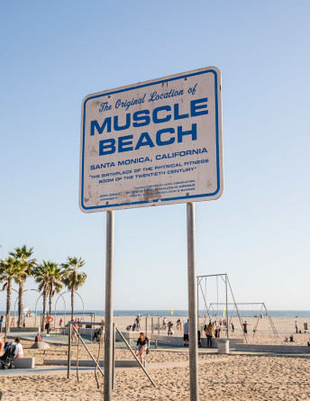 Original Muscle Beach sign