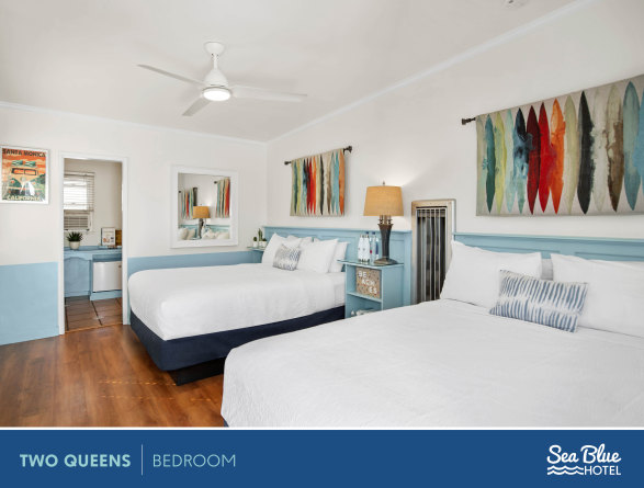 Sea Blue Hotel - Two Queen Room