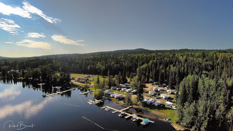 Cariboo Bonanza Aerial view