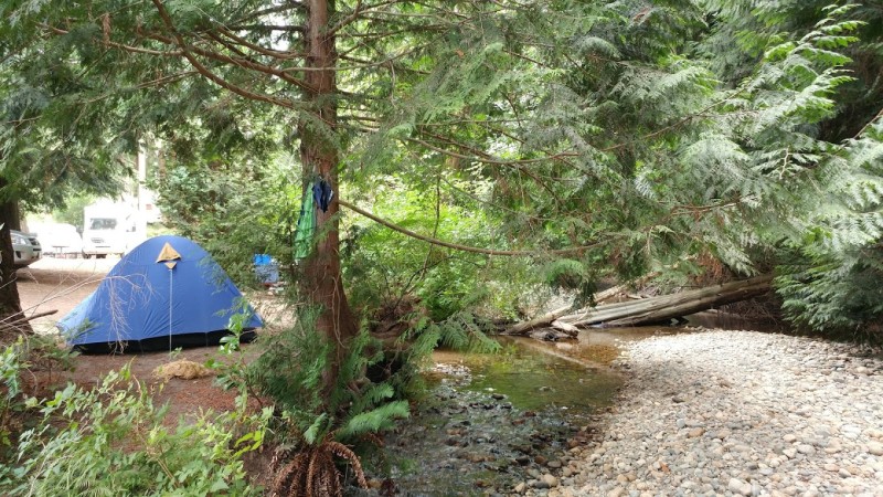 Tent site