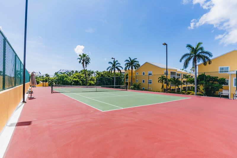 Complex tennis and pickle ball court