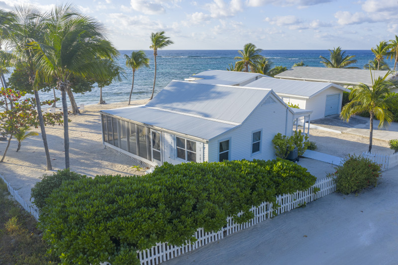 Aerial View of Blossom Village Cottage from the roadside