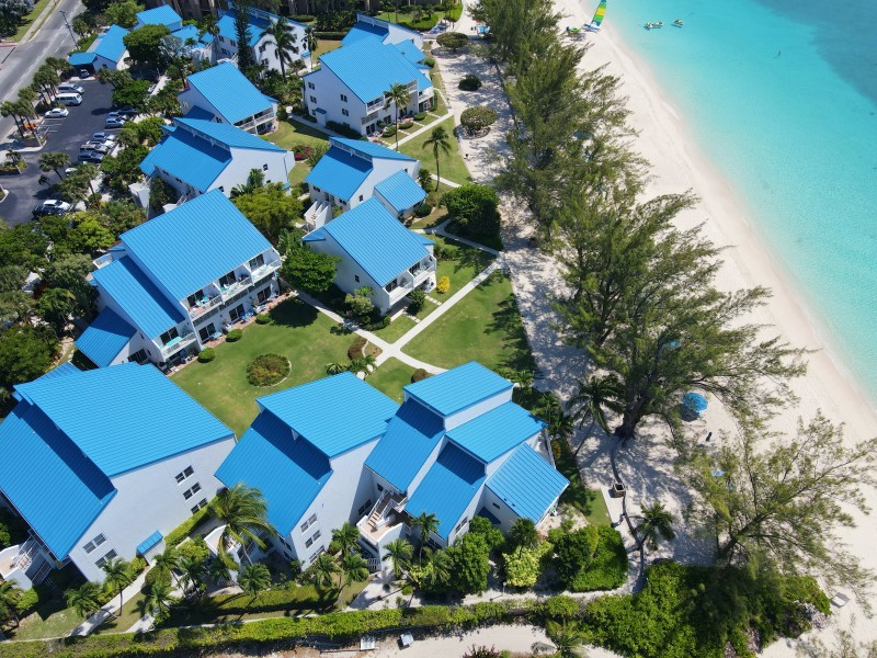 Villas and beach